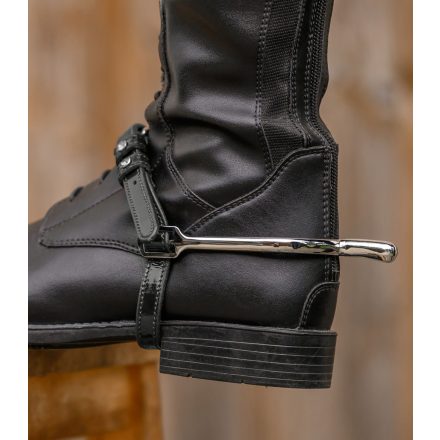 WH Köves sarkantyú szíj fekete