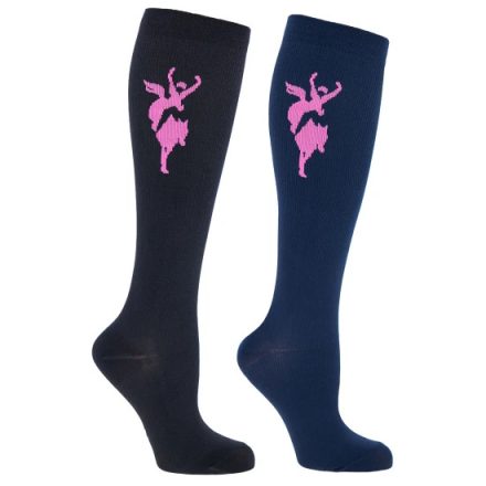 KERBL Janne, Kompressziós zokni, fekete/sötét, 37-39