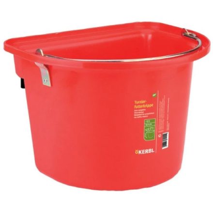 Kerbl akasztós vödör füllel 12L piros