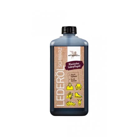 Bőrolaj B&E fekete 1000ml