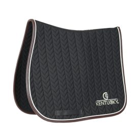 Saddle Pad Leather Fishbone Jumping