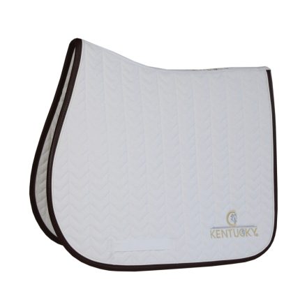 Saddle Pad Leather Fishbone Jumping