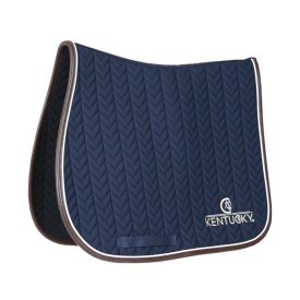 Saddle Pad Leather Fishbone Jumping