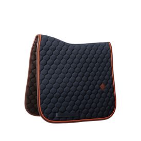 Saddle Pad Onion Quilt Neon Leather Dressage