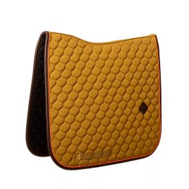 Saddle Pad Onion Quilt Neon Leather Dressage