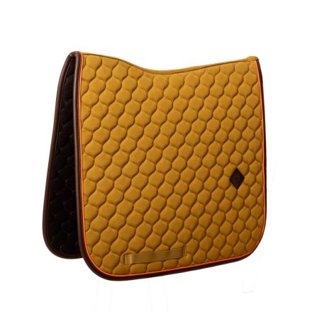 Saddle Pad Onion Quilt Neon Leather Dressage