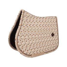 Saddle Pad Velvet Horse printing Show Jumping