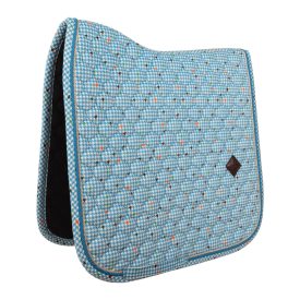 Saddle Pad Velvet Pied-De-Poule Dressage