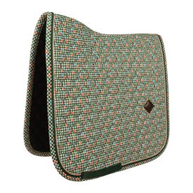 Saddle Pad Velvet Pied-De-Poule Dressage