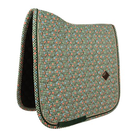 Saddle Pad Velvet Pied-De-Poule Dressage