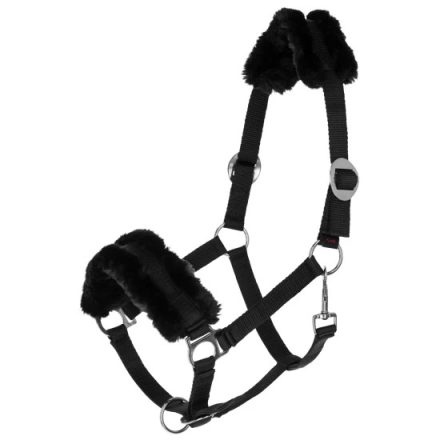 KERBL ClassicSoft kötőfék, fekete, shetland