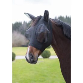 KERBL FinoStretch légymaszk fekete, Pony