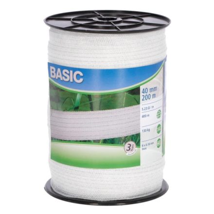 Szalag Basic Classe 200m/50mm fehér 8x0,16mm