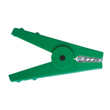 Földkábel csipesz zöld