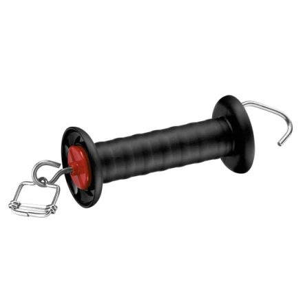 Szig. Rugós Kapufogó szalaghoz zártvégű fekete